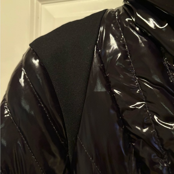 Blanc Noir Quilted Jacket Shiny Black - Picture 3 of 13
